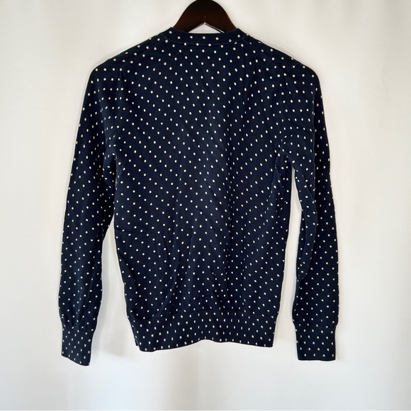 Tommy Hilfigure Women’s Poker Dot Button Down Sweater Size Medium - Picture 6 of 9